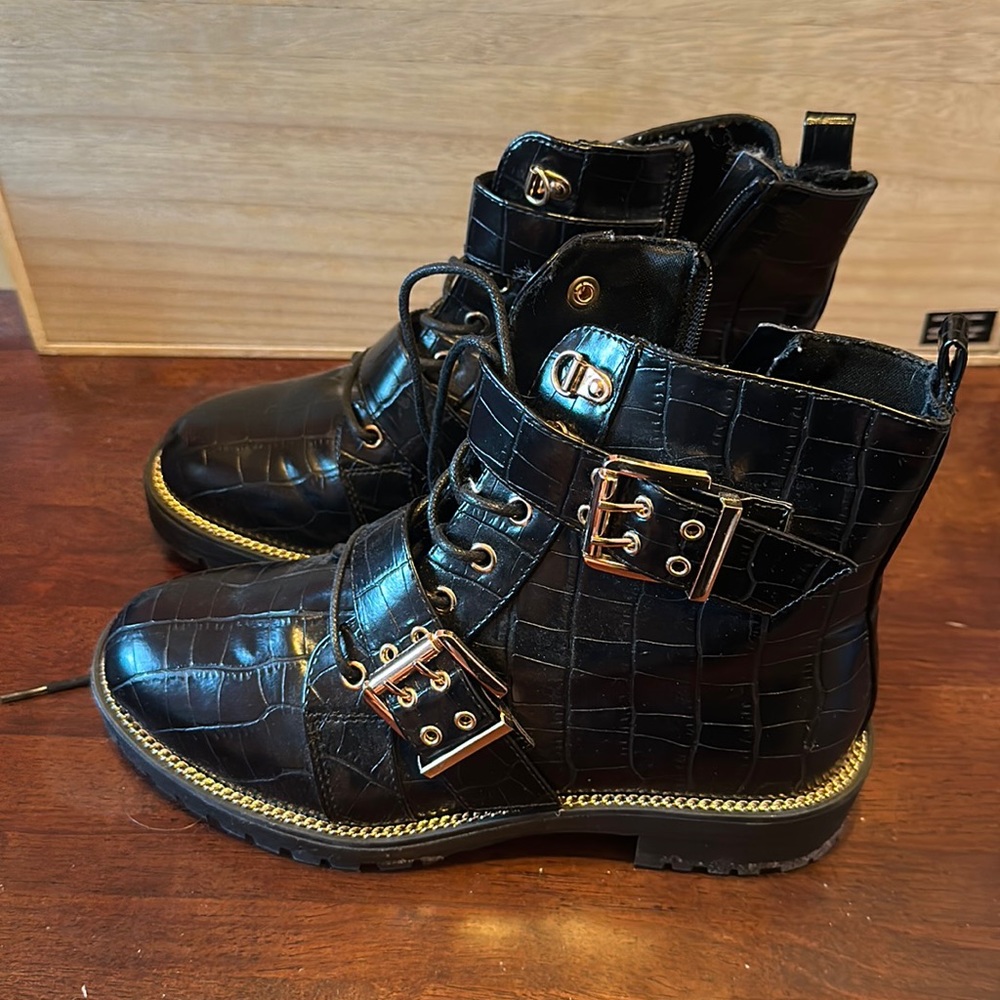 ASOS design black booties